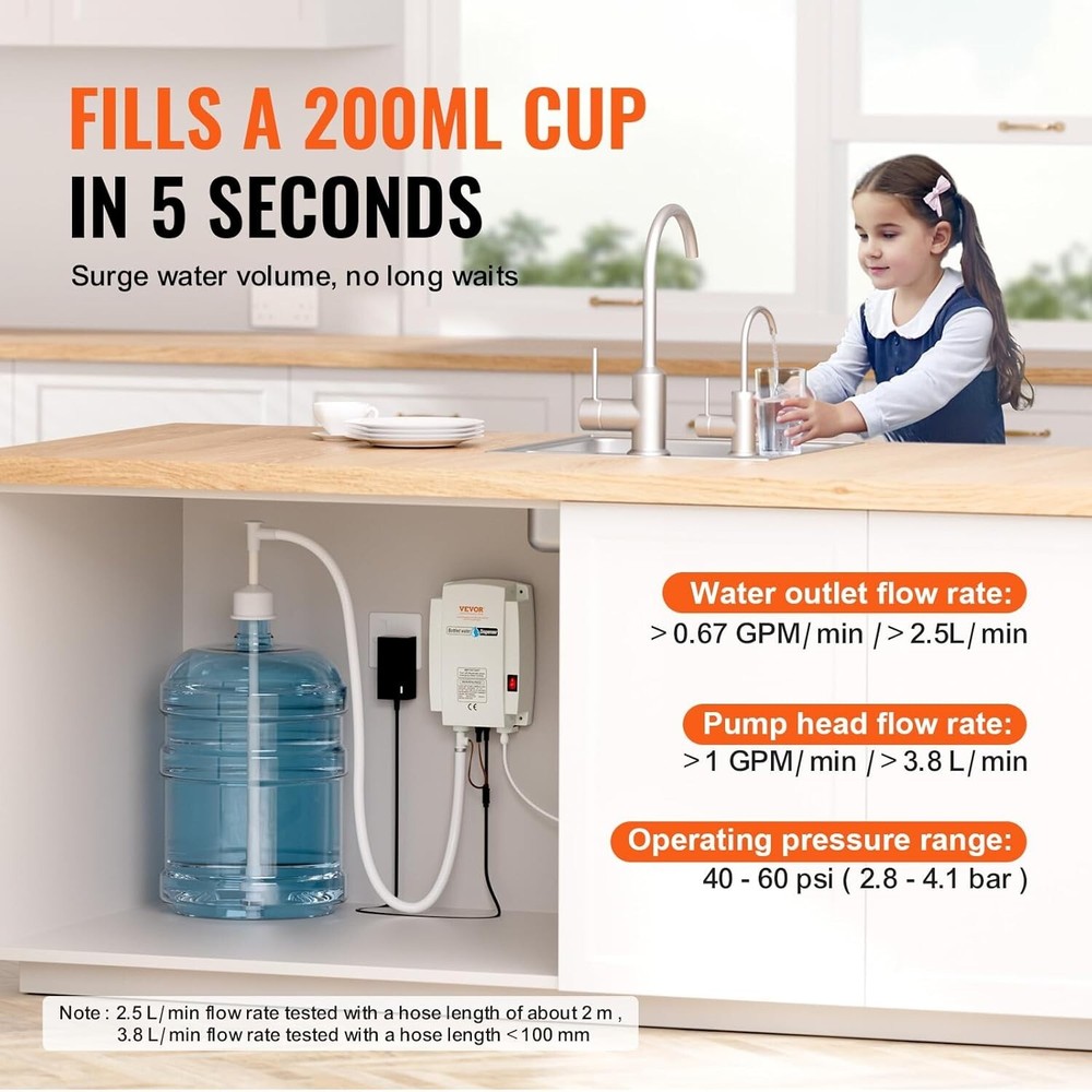 5 Gallon Dispensing System, Automatic Electric Water Dispenser, Single Inlet ...
