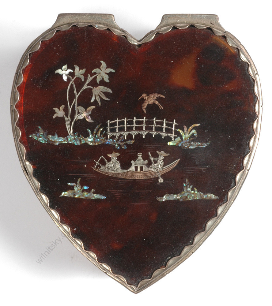 "English silver cassette" late 19th century