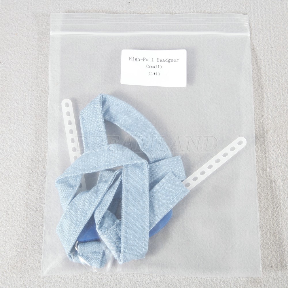 Dental Orthodontic High Pull Strap High-Pull Headgear Safety Blue Strap Small CE