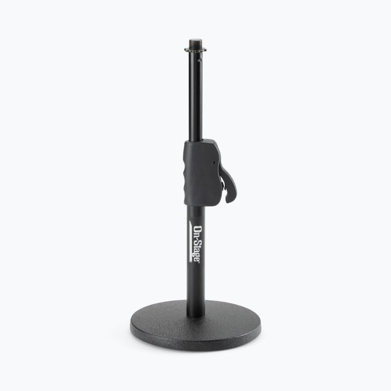 On-Stage DS7200QRB Quick-Release Adjustable Desktop Microphone Stand