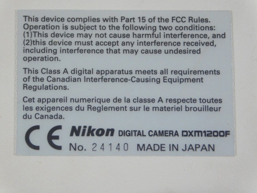 Nikon DXM1200F Digital High Definition Color 12MP Microscope Camera CCD C Mount