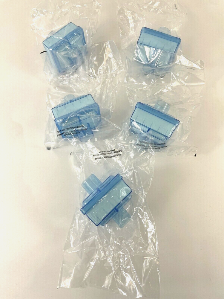Universal Fit Inline Bacterial Viral Replacement Filter for CPAP & BIPAP 5 pcs