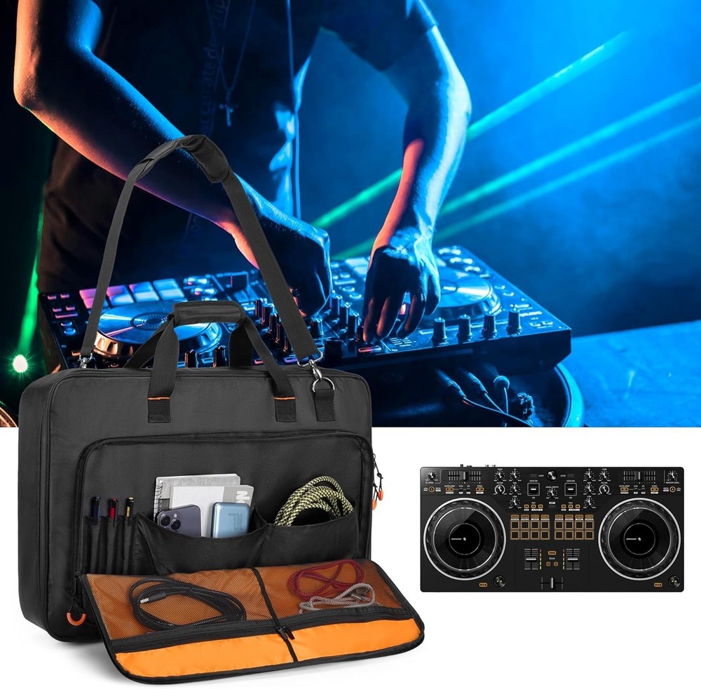 Portable DJ Controller Case for Hercules Inpulse 500, Black