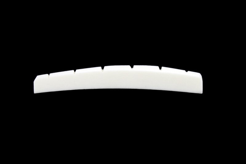 NEW - Slotted Bone Nut For Fender Guitars, Curved Bottom, 7-1/4" Radius