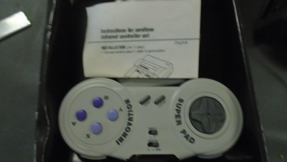 SNES Super Nintendo Infrared Remote Control Pad Controller Wireless Wire less