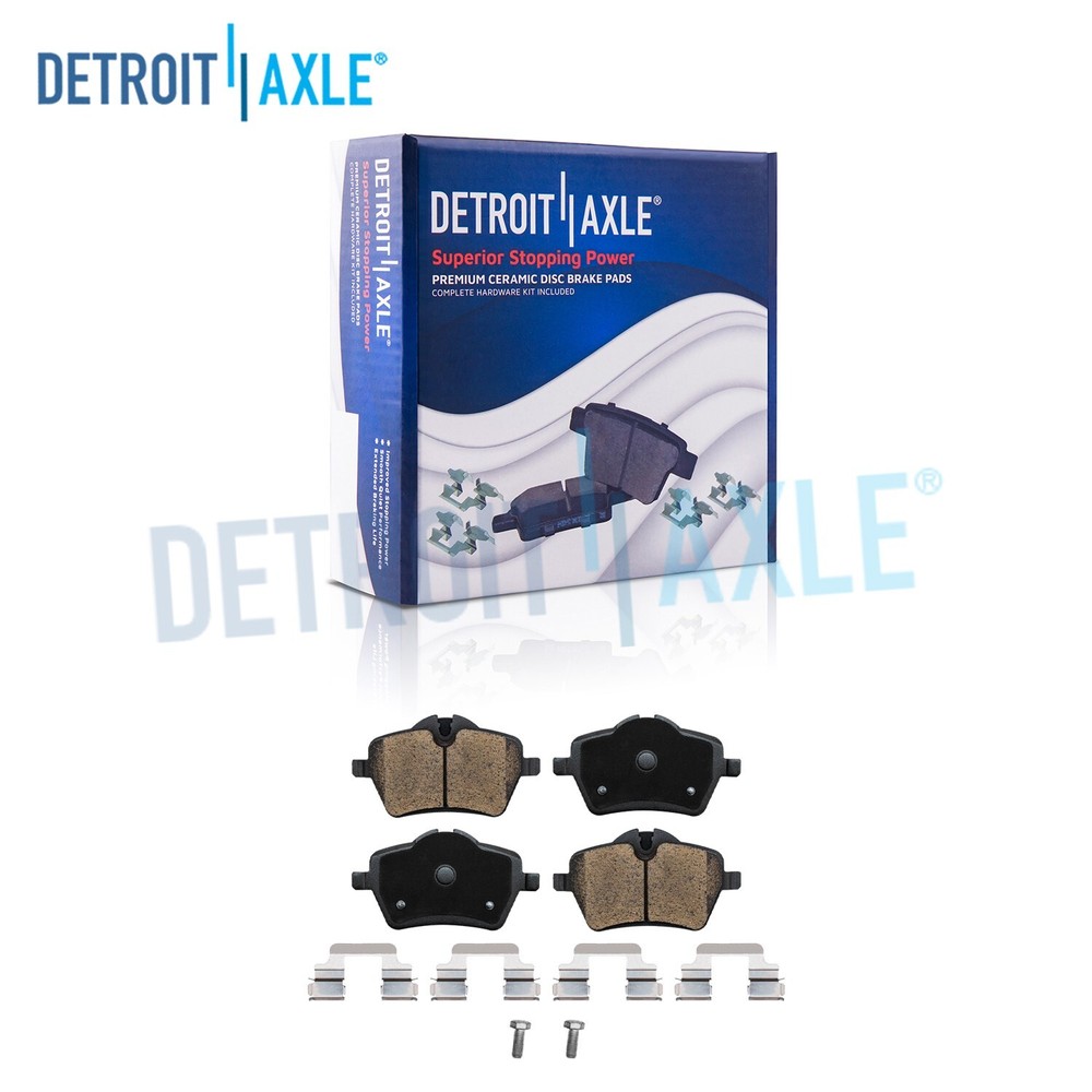 Front Pair Ceramic Brake Pads for 2007 - 2014 Mini Cooper Countryman Paceman
