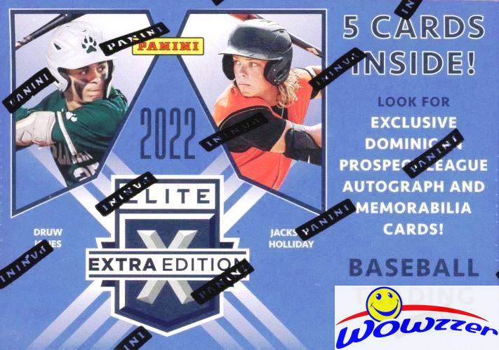 (6) 2022 Panini Elite Extra Edition Baseball Sealed Blaster Box-(12) AUTO/MEM