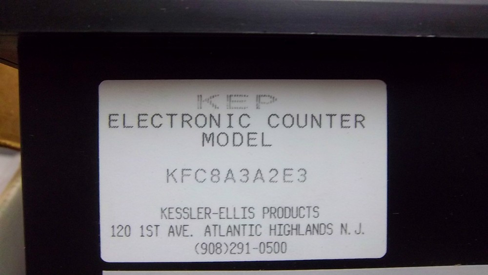 KEPTROL ELECTRONIC FLOW METER KFC8-A3A2E3 NEW KFC8A3A2E3