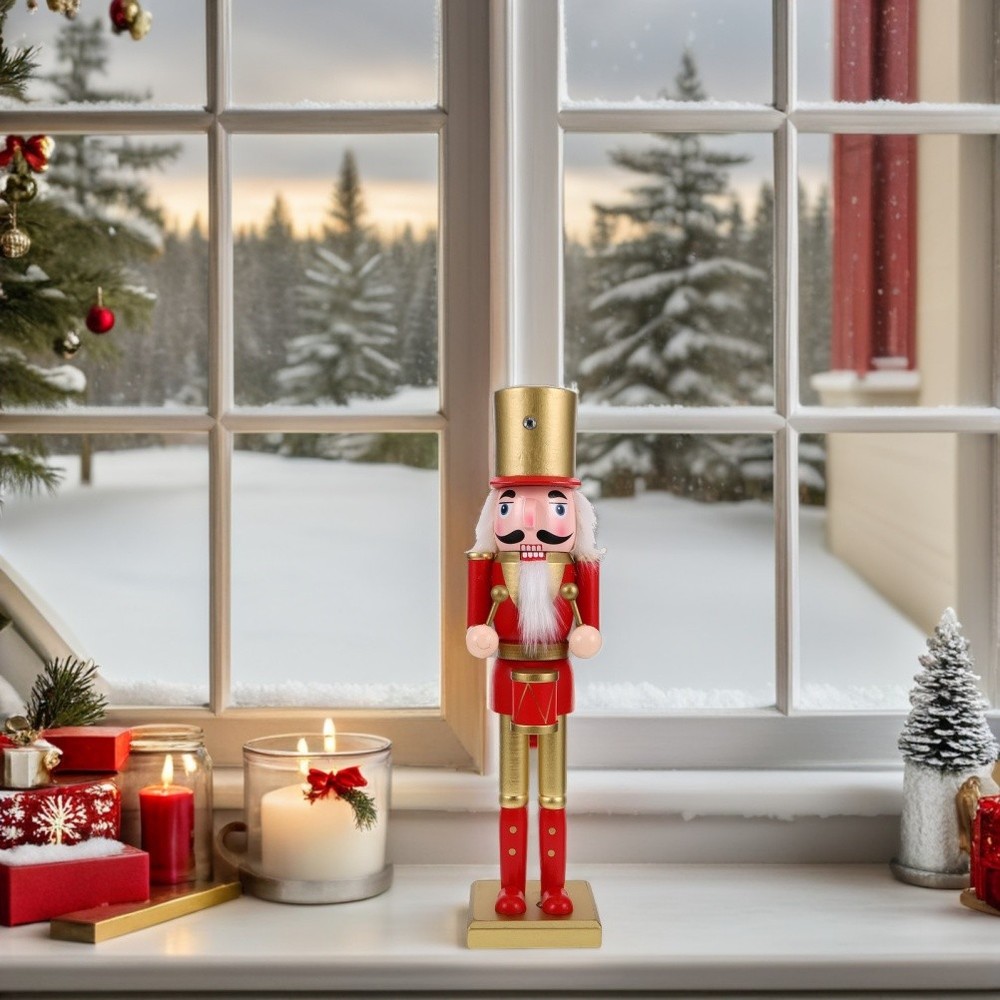 Wooden Nutcracker Decorations Nutcrackers Christmas Soldiers