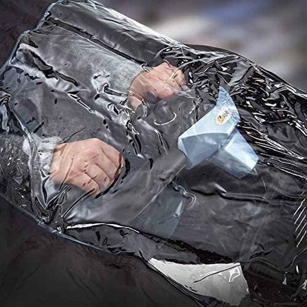 Mobility Scooter Rain Cover with Reflective Strips for Enhanced Safety