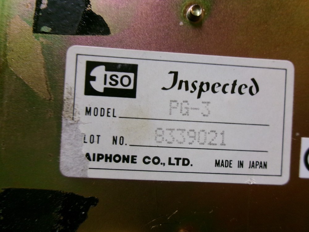 ISO Vintage AIPHONE PG-3, 3-WATT PAGING AMPLIFIER