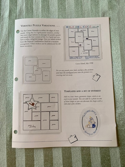 CREATIVE MEMORIES "Crop Talk" Instruction Sheets - 20 Sheets