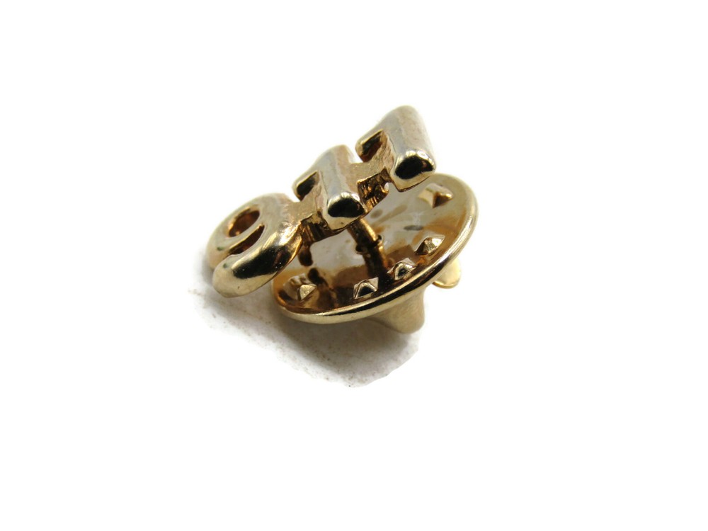911 Numbered Pin Gold Tone
