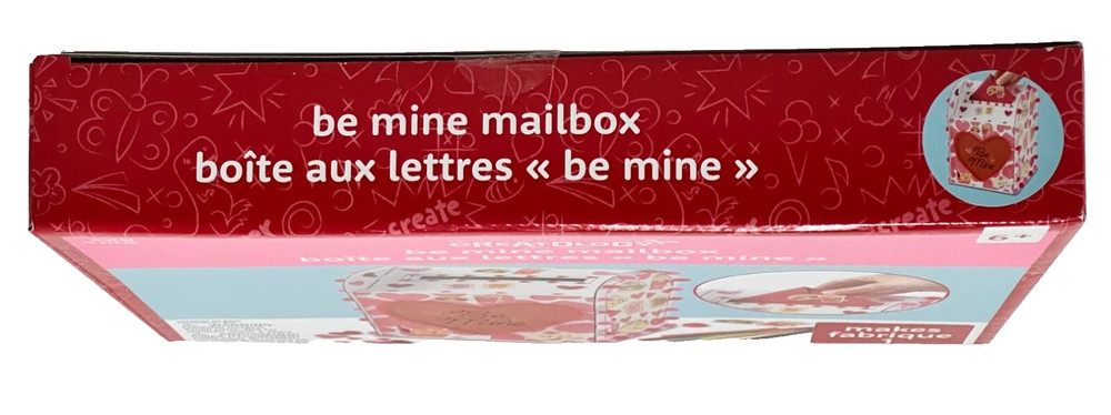 Valentine’s Day Mailbox Craft Kit–Complete DIY Activity Set-Creatology “Be Mine”