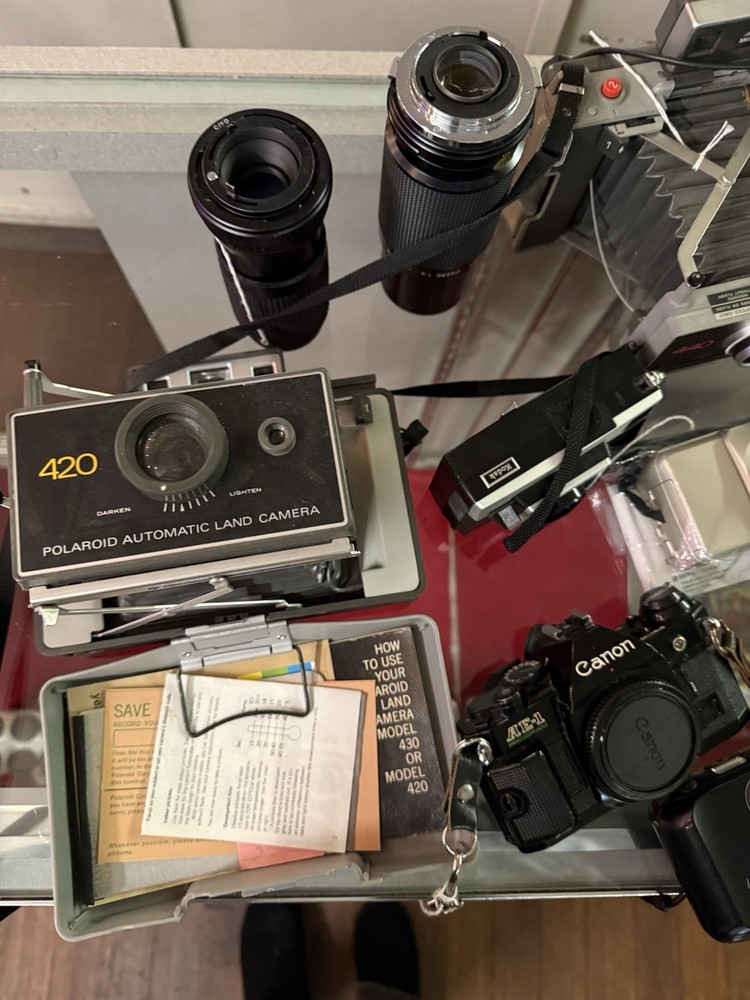 Huge Vintage Camera Lot Untested