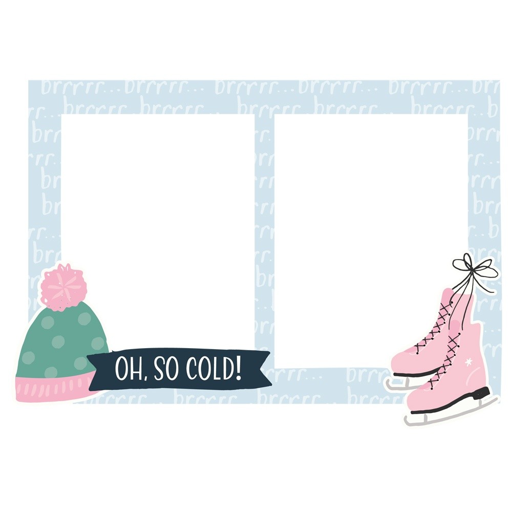 3 Pack - Winter Wonder Chipboard Frames-6/Pkg - WNW21224