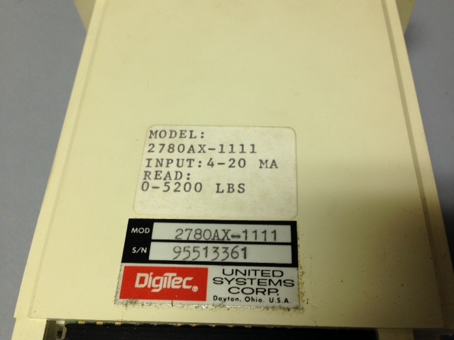 Digitec 2780A Digital Display Indicator Panel Meter