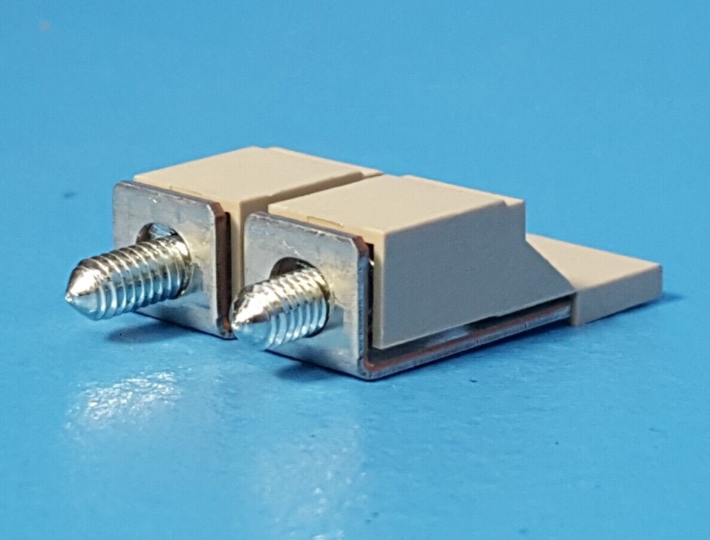 (10PCS) TOP SCREW ON INSERTION BRIDGE, DS16-02P, DINKLE, 2 POLE