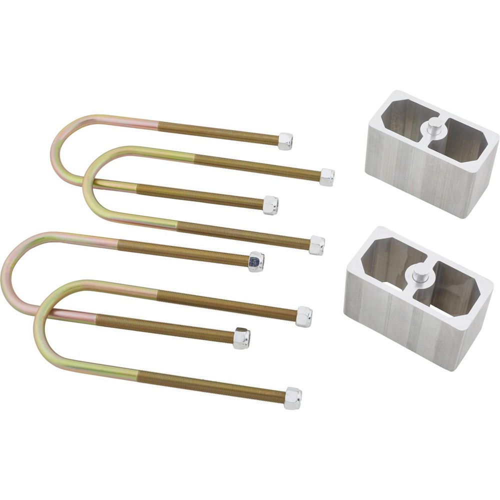 Universal Leaf Spring Lowering Block Kit 3" Drop with U-Bolts & Hardware