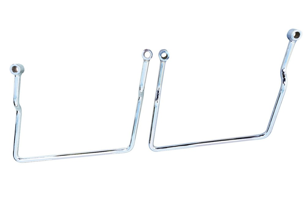 1994-2003 Harley Davidson Sportster Saddlebag Support Brackets Bar Mount Chrome