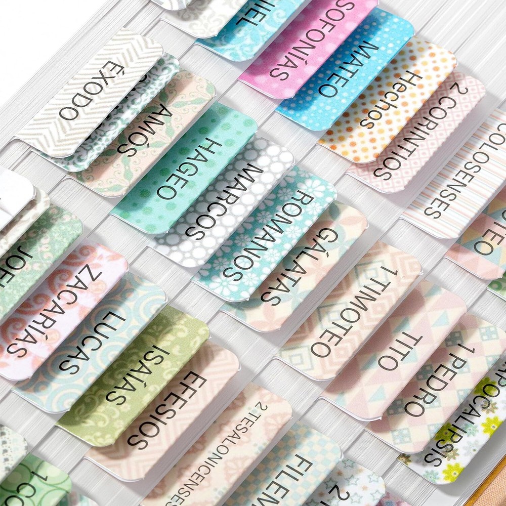 Mr. Pen- Spanish Bible Tabs, 75 Laminated Tabs for Pastel