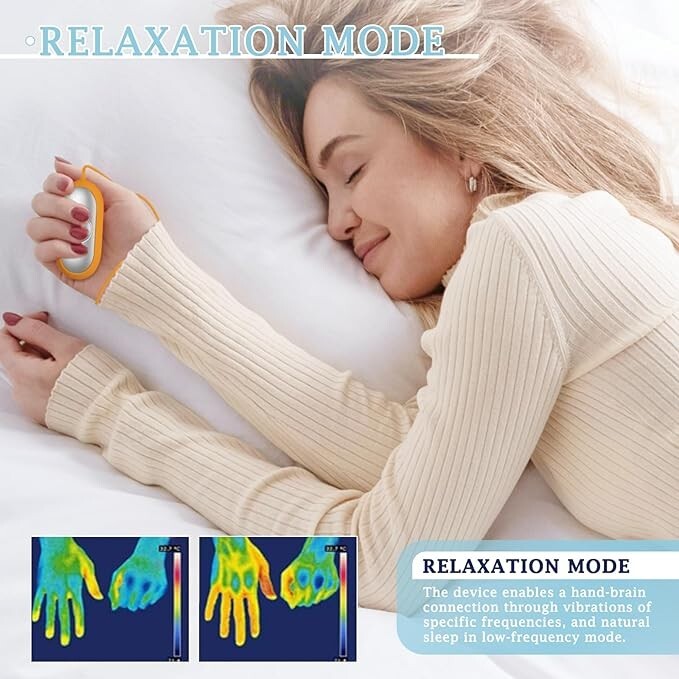 Compact Handheld Sleep Aid Device - Relaxation Tool for Improved Sleep
