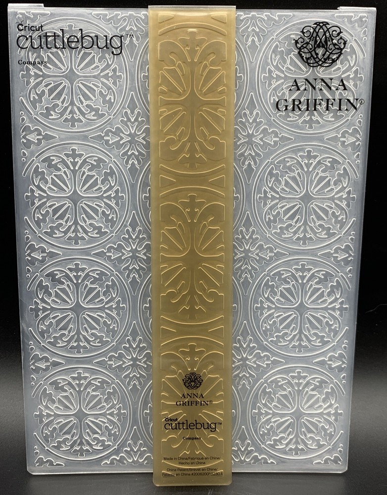 Anna Griffin Compass 5" x 7" Embossing Folder & Border Folder