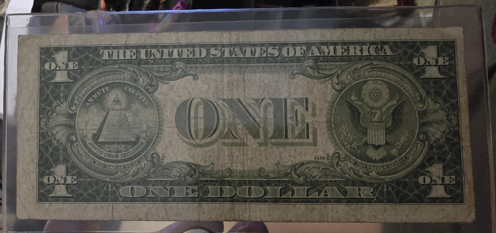 Rare Error Us 1$ Silver Certificate