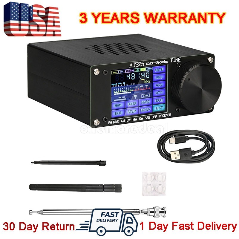 ATS25max-Decoder Si4732 Full Band Radio Receiver DSP SW Official+Activation Code
