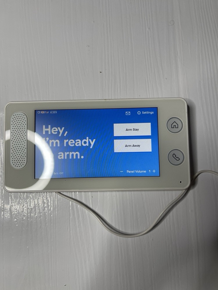 ALDER GATEWAY VLTE Residential Alarm Security Control Panel ONLY ~ White