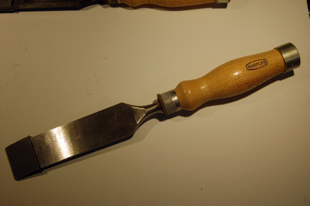 Maples chisel set, used made in England 8 pieces