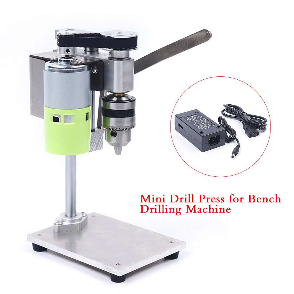 Mini Electric Drill Press with Variable Speed for Workbench Use