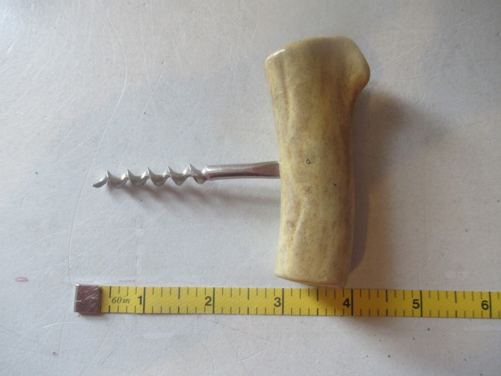 Deer Antler handle? cork screw vintage Nice