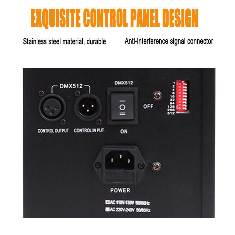 4× 200W Fire Thrower Flame Machine Projector Stage Effect Disco Concert Show