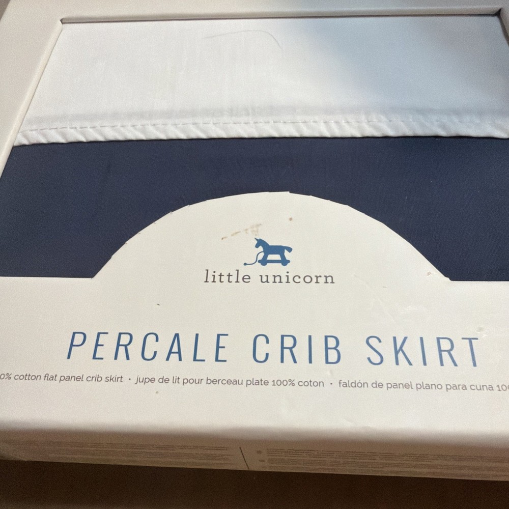 Little Unicorn Percale Crib Sheet New In Box Unopened