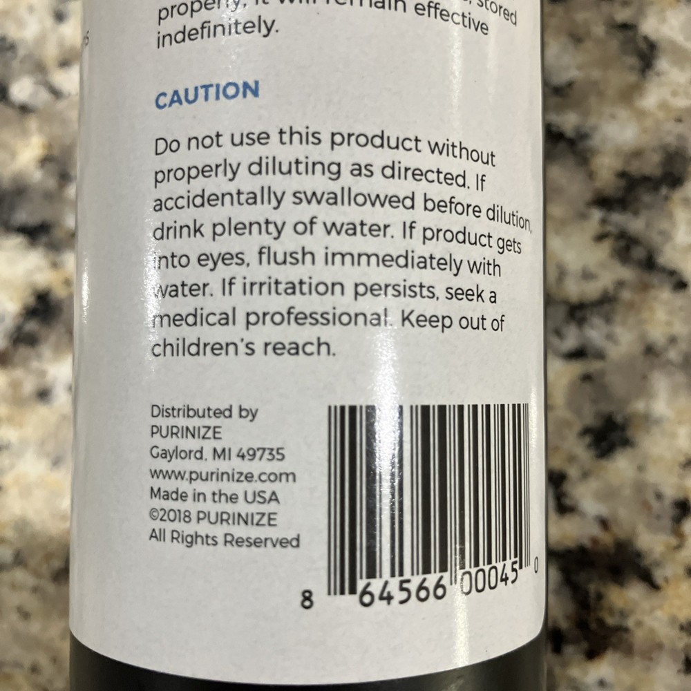 PURINIZE® WATER PURIFIER DROPS 8 OZ.