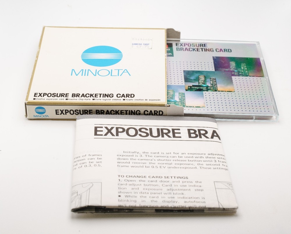 Minolta Exposure Bracketing Card (Open Box)