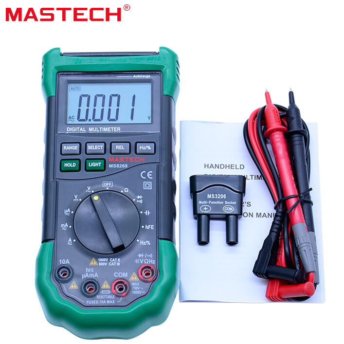 Mastech MS8268 Series Digital AC/DC Auto/Manual Range Digital Multimeter