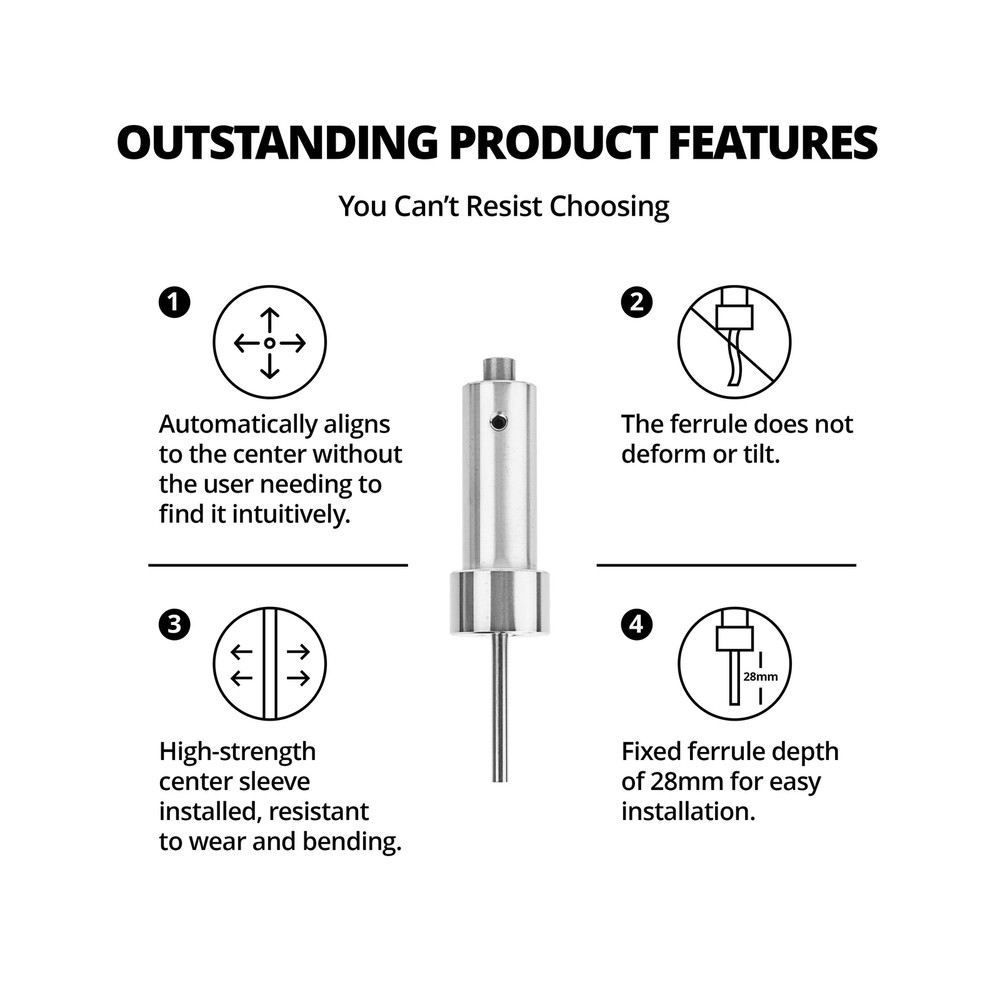 Automatic Precision Golf Shaft Ferrule Installer - Collared Ferrule Alignment...