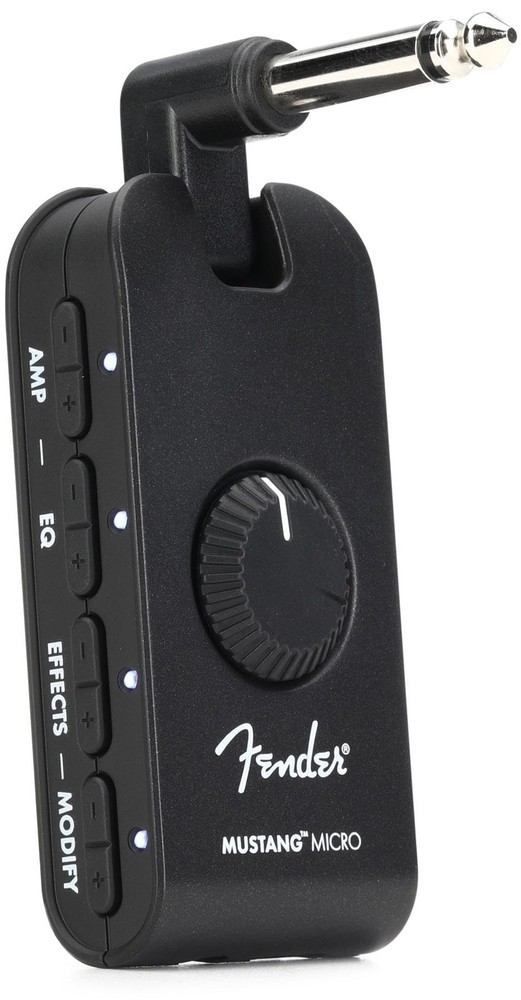 Fender Mustang Micro Headphone Amp, DSP Effects, USB Out, 2-Year Warranty
