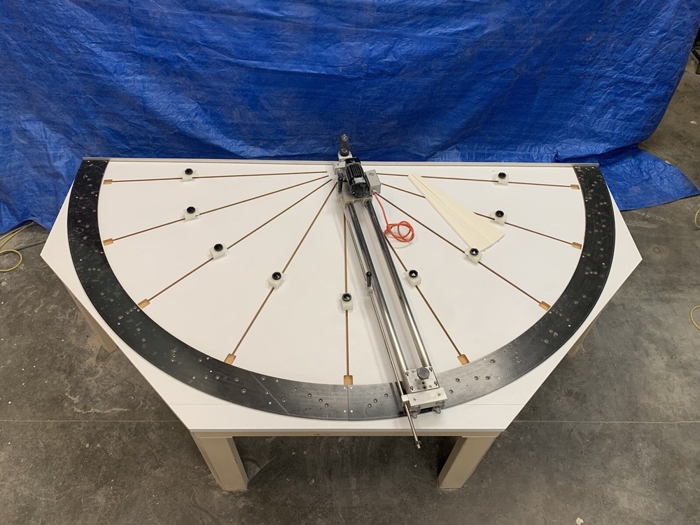 Arch Top Drilling Table AVBCO Shutters Manufacturing Motor 9-adjusting Knobs