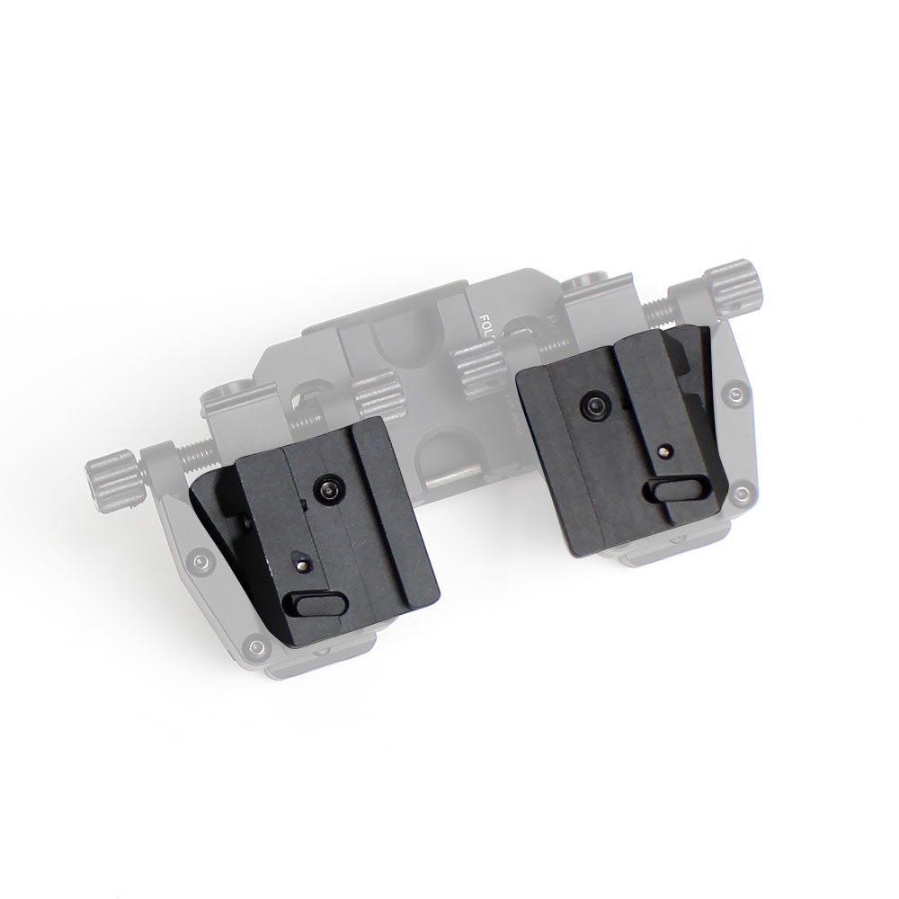 RQE Dual Bridge Mount Night Vision Monocular Conversion K-clip Adapter For Pvs14