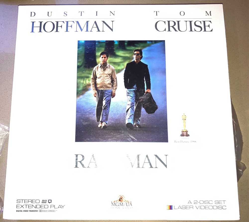 LASERDISC Rain Main Tom Cruise Laser Disc