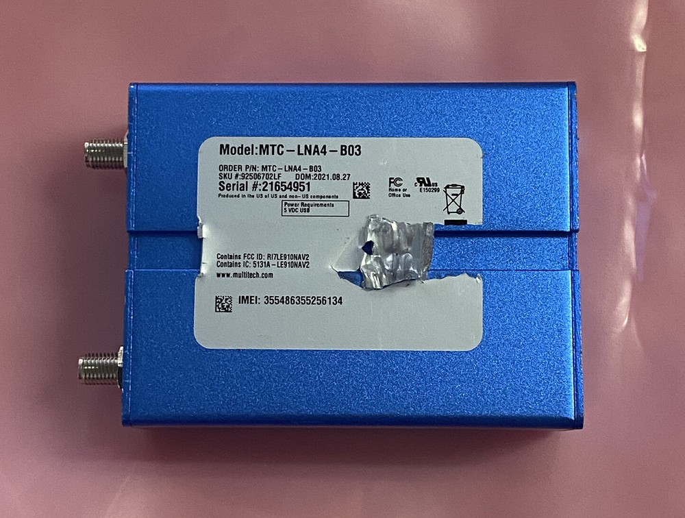 MultiTech MultiConnect Cell 100 Series MultiTech MTC-LNA4-B03 Modem 4G LTE Cell