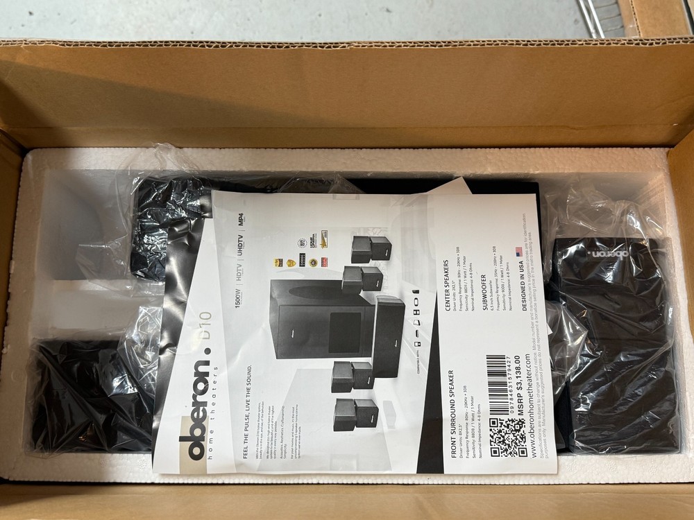 Oberon Home Theater - OPEN BOX UNUSED