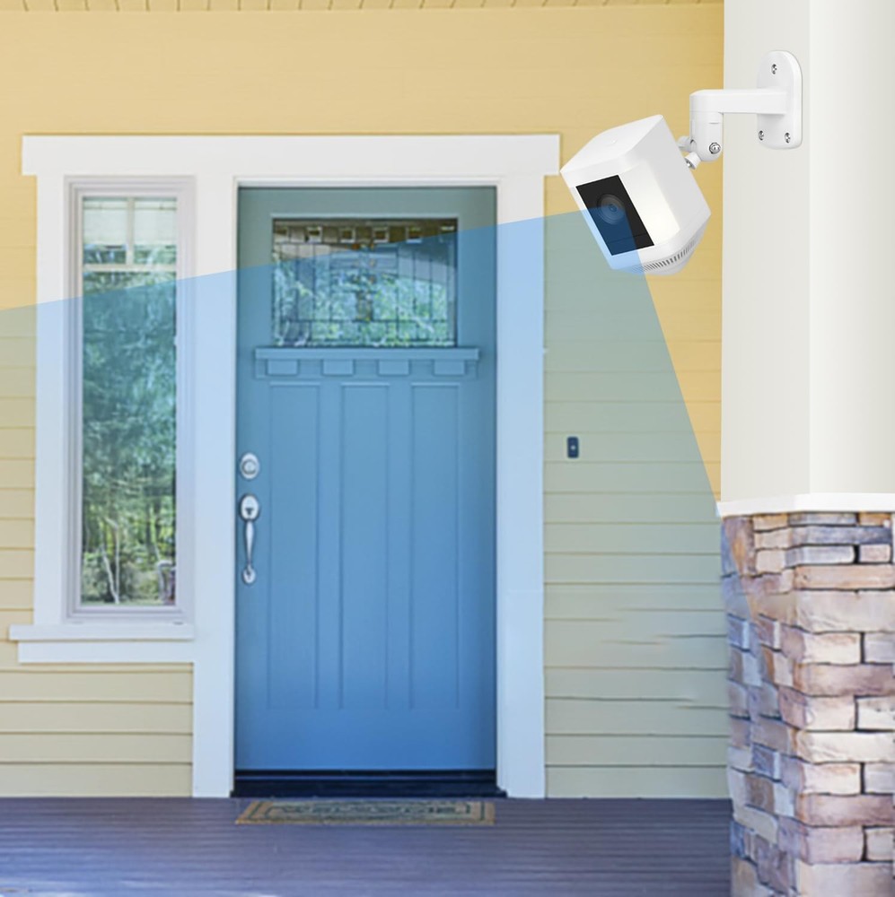 2 Pack Adjustable Wall Mount for Ring Spotlight Cam Battery/Cam white