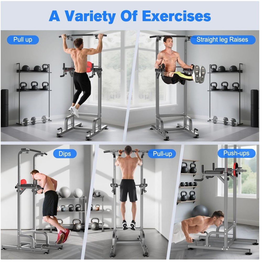 Multifunctional Power Tower Workout Station