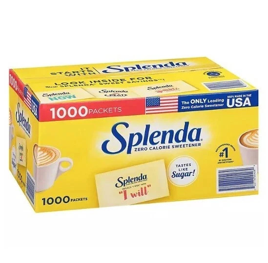 Splenda Zero Calorie Sweetener Packets 1,000 ct.