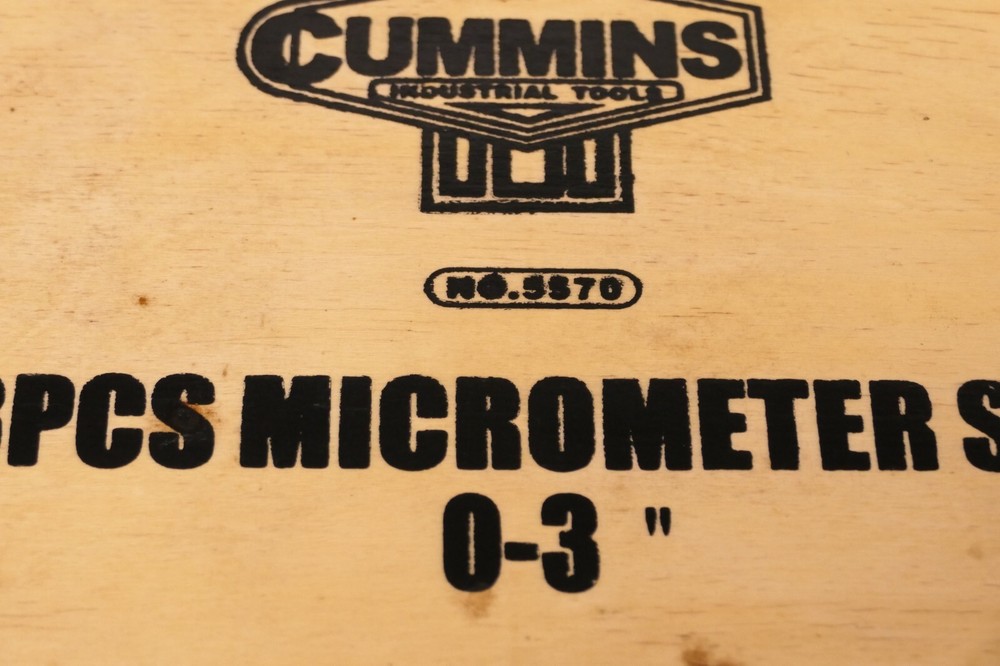 Cummins Industrial Tools 3 Piece Micrometer Set 0-3"