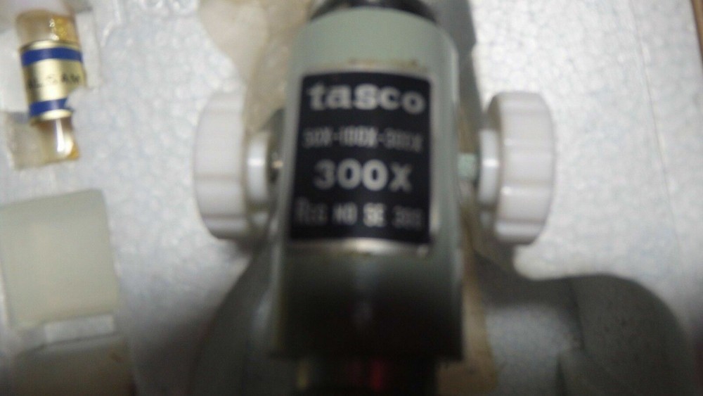 Vintage Tasco Microscope # 300XM #990-5 JUNIOR Microscope Kit